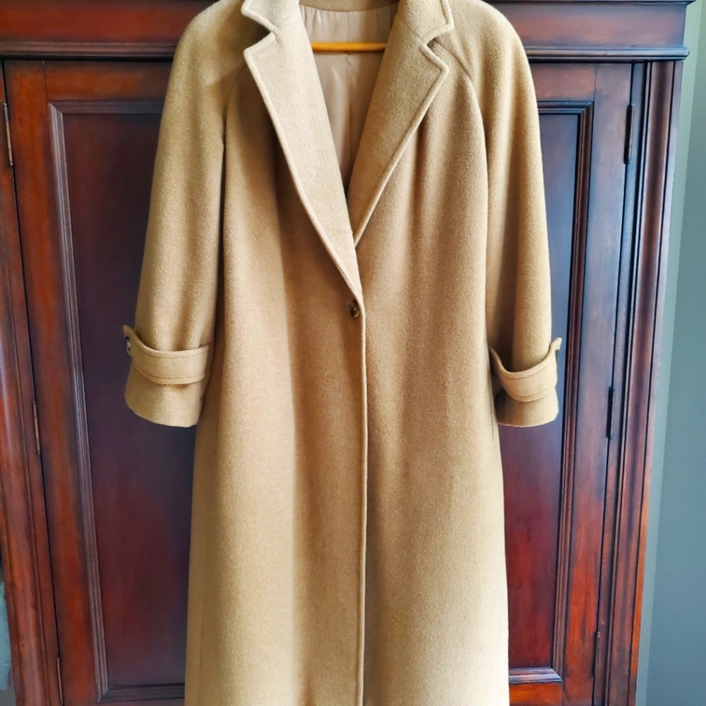 Vintage camel hair coat